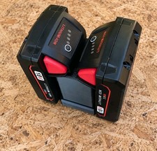 Milwaukee M18 Dual Battery Mount Holder Screw-In Wall Under Table Storage
