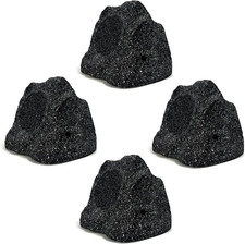 4" Outdoor Rock Bluetooth Speakers IPX7 Waterproof Wired Max Power 400 Watt All
