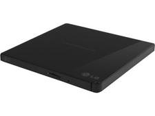 LG External CD/DVD Rewriter With M-Disc Mac Surface Support Black - Model