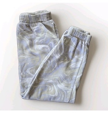 Art Class Fleece Jogger Pants Blue Marble Girls Size XL 14/16 NEW