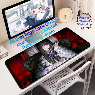 Rutschfestes Mauspad Gaming Schreibtischunterlage Anime groß HD Keyboardmatte