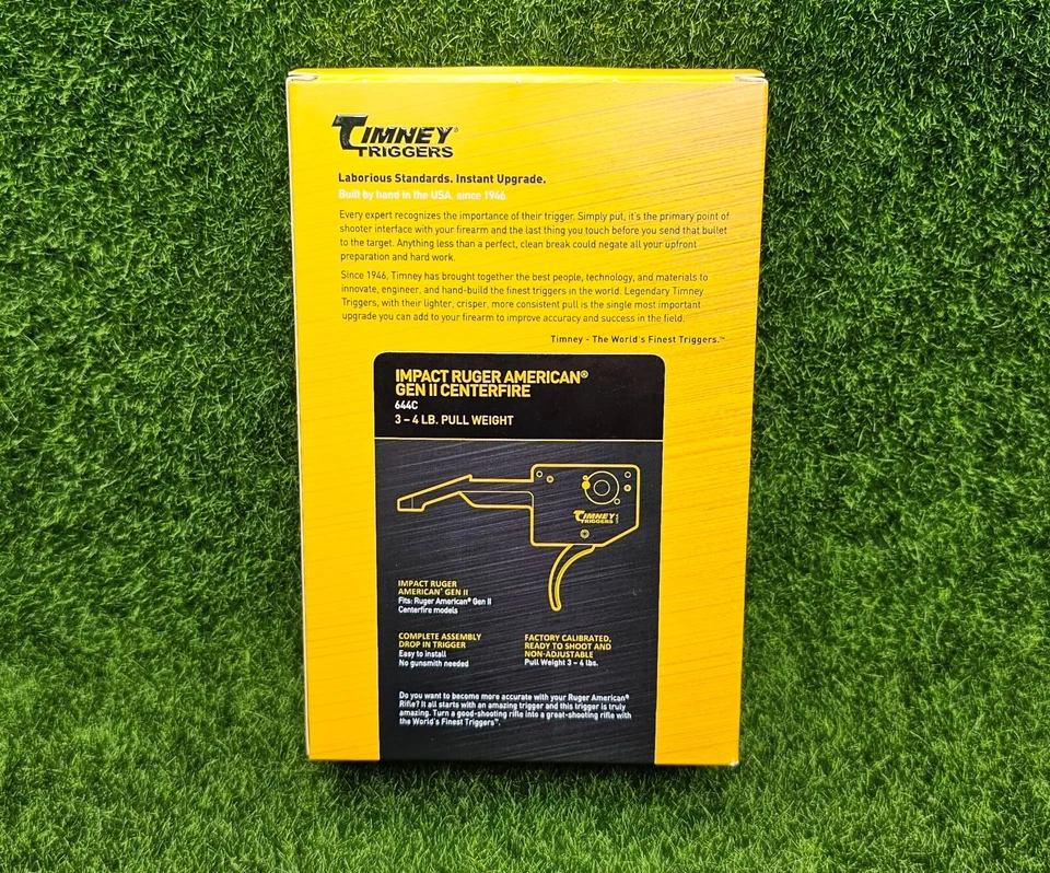 Timney Triggers Ruger American GEN 2 Centerfire 3-4 lb tirar gatillo curvo - 644C Foto 3 de 4