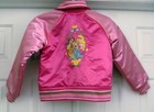 💘 Girl's Satin ASHLEY Personalized DISNEY Princess New Jacket M 7-8 Coat Pink — photo 3