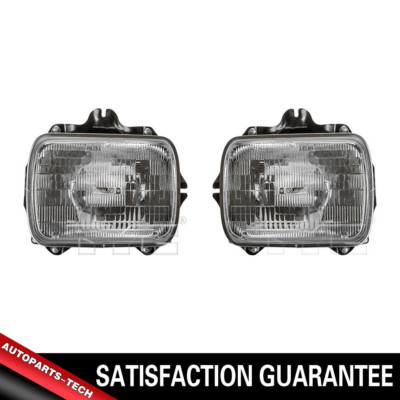 TYC Headlight Assy 2X For Toyota 4Runner 1987 - 1990 1991 1992 1993 1994 1995