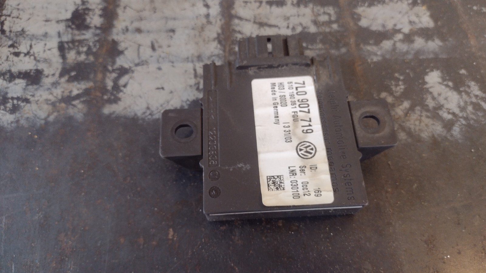 06-12 Bentley Continental GT Anti-Theft Control Module (7L0907719) OEM