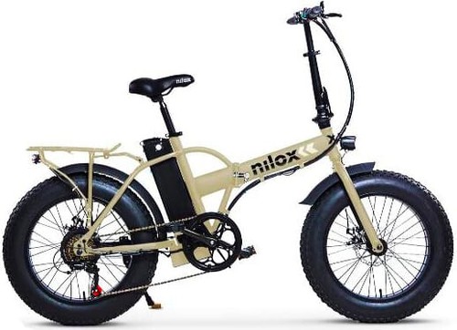 Bicicletta elettrica E-Bike Pieghevole Nilox 250 W 60 km Beige  30NXEB20V002V2 | eBay