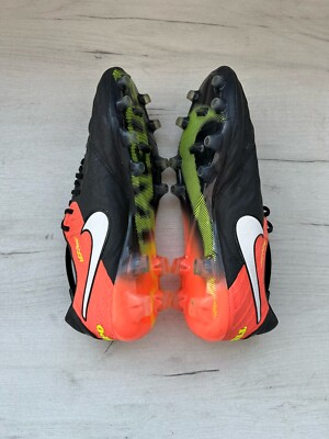 Nike Tiempo Legend 6 FG Orange Black ACC Rare Football Cleats