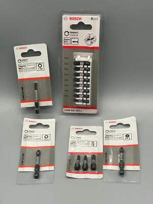 Bosch Impact Control Bithalter Bits | 25+50mm PH2 | PZ2 | T10-40 | 5,0-6,0mm TOP