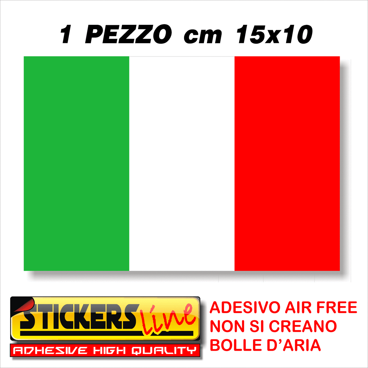 Adesivo per Auto con Bandiera Italia, 3D Silicone Adesivi Resinati Bandiera Nazionale Regno Italia Italia Argento Emblema per Auto Moto Finestrìno Scooter Bici Motociclo Tuning