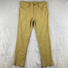 American Eagle Pants Mens 32x30* Beige Tan 5 Pocket Tech Pant Performance Chino
