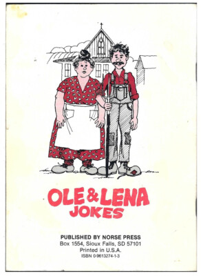 Ole and Lena Jokes by Red Stangland's (Norse Press; 1986) [PB