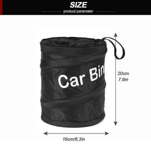 Mini Portable Car Trash Can Garbage Bin Litter Bag Organizer Vehicle Waterproof, - Picture 3 of 6