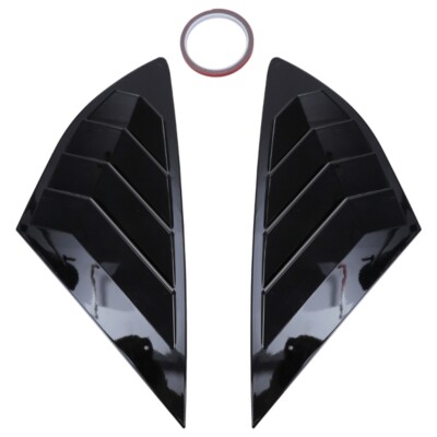 For 2013-2018 2PCS/Set Rear Side Window Shutter Air Vent Scoop Decor Trim