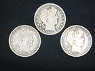 Barber Half Dollars - Lot of 3 Coins