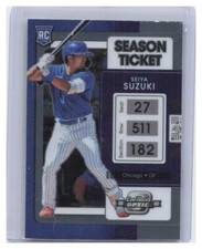 Seiya Suzuki 2022 Chronicles Contenders Optic Baseball - #7 RC - Chicago Cubs