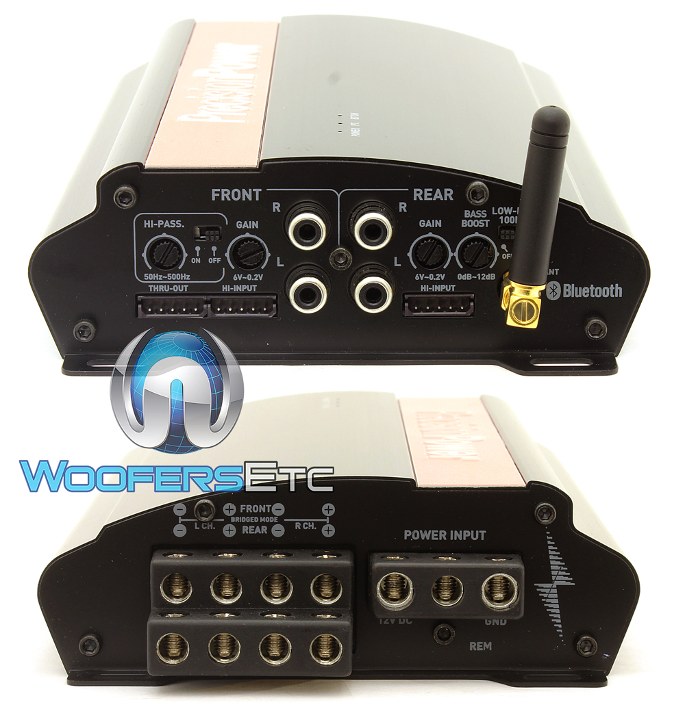PRECISION POWER i520.4B BLUETOOTH MOTORCYCLE CAR 4 CHANNEL