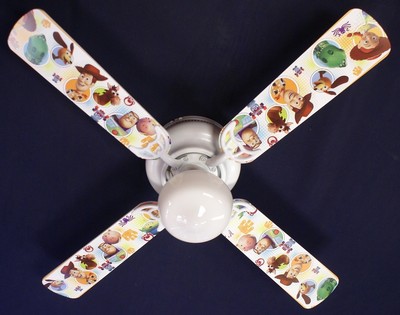 New Disney Toy Story Buzz Woody Ceiling Fan 42 Ebay