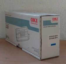 Oki 45396215 Cyan Toner for ES7470 ES7480 MFP Original Box A