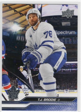 T.J. Brodie 23-24 Upper Deck Series 1 Base Common #170 Toronto Maple Leafs