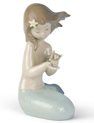 NAO BY LLADRO JEWEL OF THE SEA #1368 BRAND NIB MERMAID PEARL FANTASY LARGE F/SH | eBay