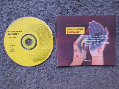 MASSIVE ATTACK ''SAMPLER'' 1994 VIRGIN 5TRX. NM/UNPLAYED PROMO CD NON-LP MIXES