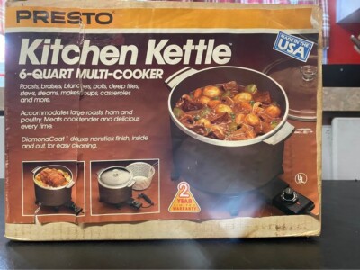 Vintage 1993 Presto Kitchen Kettle 6-Quart Multi-Cooker