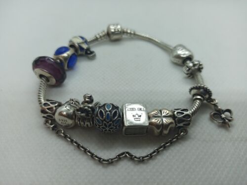 Bracciale Pandora Completo Di 13 Charms - Foto 6 di 14