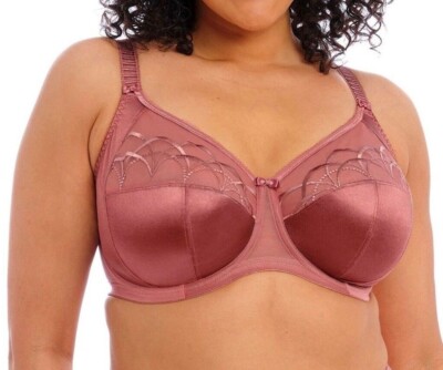 Elomi Cate BH Rosenholz Rosa Gr.42FF Bügel Vollschale Seitenstütze 4030 Neu