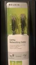 Belkin 7 Foot CAT5e Networking Ethernet Cable RJ45 Male/Male 2009 NEW