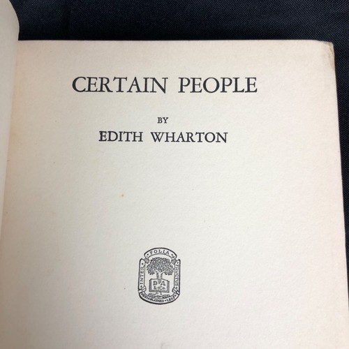 Certain People by Edith Wharton 1930 D. Appleton and Company New York & London - Picture 14 of 20