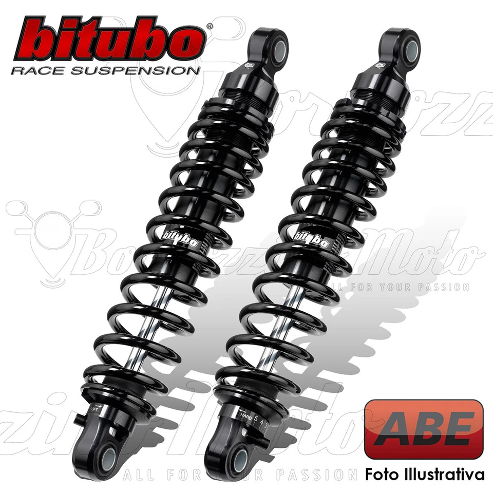 Bitubo Amortisseurs Arrières WME02V2 Dark Edition Moto Morini 350 Sport 1990 - Photo 1/1