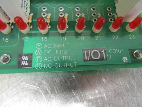 Crouzet Gordos PB-24SM-B Digital I/O Relay Module 24-Slot Rack Circuit ...