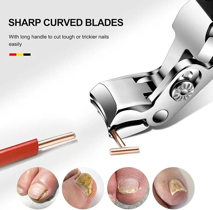 Extra Large Toe Nail Clippers For Thick Nails Heavy Duty Stainless Professional - Image 4 of 4