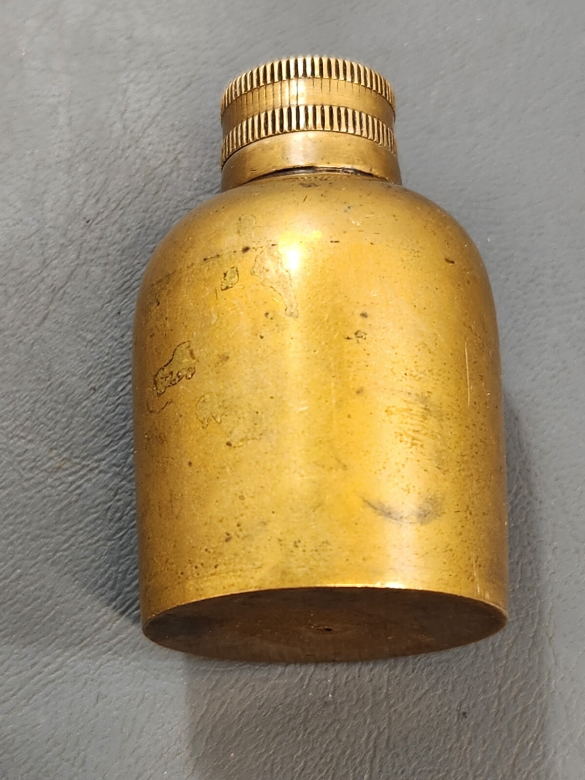 Antique Brass Gun Case Oil Bottle With Dibber Oiler Pot Oil Can eBay