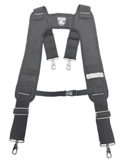 Gatorback B616 Deluxe Suspenders V2 for Tool Belts w Molded Air-Channels. 