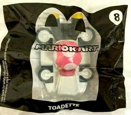 Nintendo Mario Kart TOADETTE #8 McDonald's 2022 Happy Meal Toy