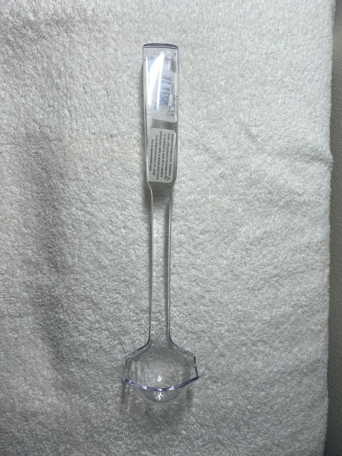 CARLEY LADLE PLASTIC 10 1/2" Clear LOT OF 6 NEW