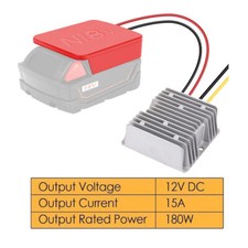 15A DC 18V to 12V Voltage Regulator Step Down Converter for Milwaukee Li-ion