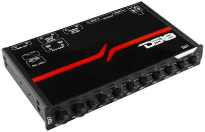 DS18 EQX7 8 Volt 7 Band 1/2 Din Car Stereo Equalizer Subwoofer