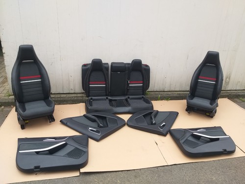 Mercedes W176 Innenausstattung Teillederausstattung Schwarz Vorne Sitzheizung