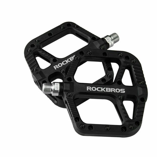 RockBros Mountain Road Bicycle DU Bearing Pedals Non-Slip Wide MTB Cycling Pedal - Picture 3 of 25