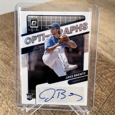 2022 Panini Donruss Optic Opti-Graphs Auto Rookie Jake Brentz