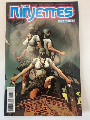 THE NINJETTES #1 Jennifer Blood Dynamite Comics 2012 FN/VF