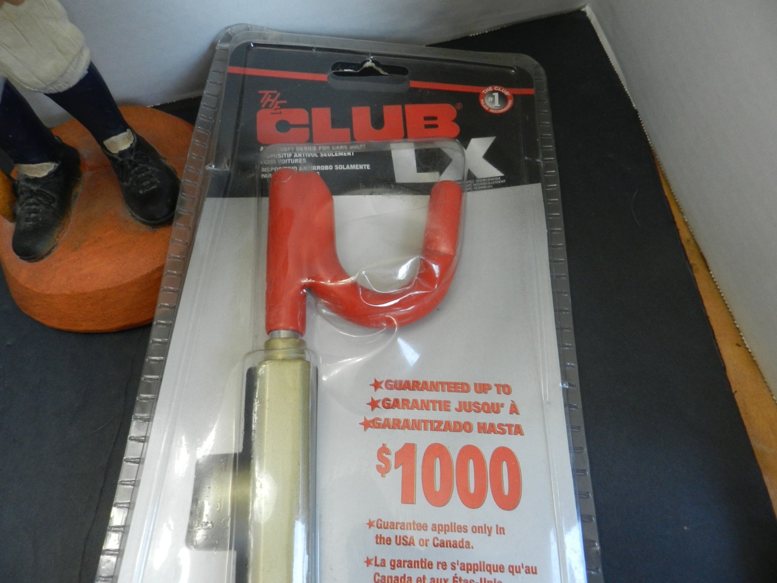 THE CLUB LX - CAR STEERING WHEEL LOCK/KEYS - NOS