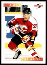 Zarley Zalapski 1995-96 Score #69 Flames NHL READ FREE SHIPPING AutographDen