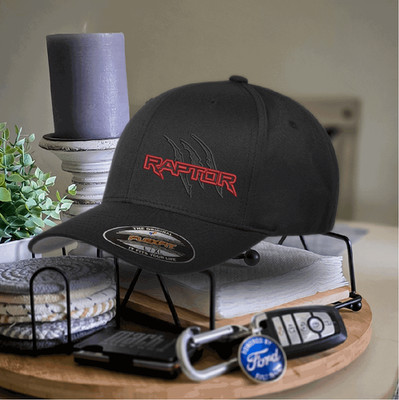 Raptor - Custom Made-To-Order Embroidered Flexfit or Snapback Hat