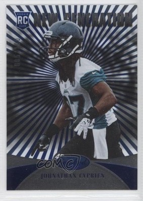 2013 Certified New Generation Platinum Blue 5/100 Jonathan Cyprien Rookie RC a3q