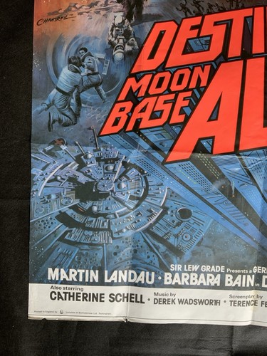 Destination Moonrise Alpha. Original 1978 Vintage Movie Poster. Gerry Anderson - Imagen 5 de 9