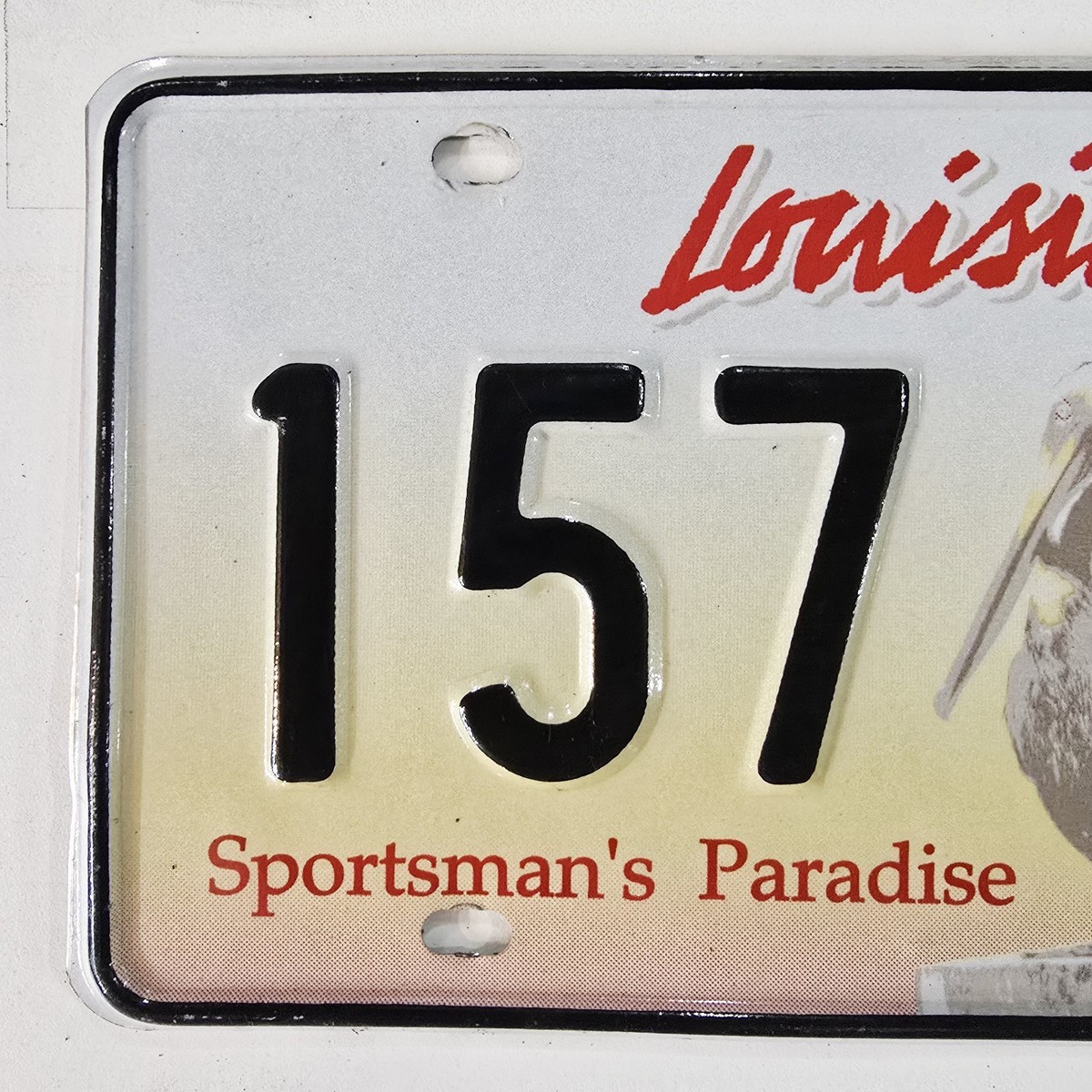 Louisiana Pelican License Plate 🔥FREE📬🔥 Sportsman's Paradise LA
