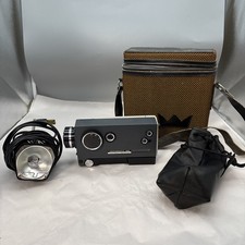 Kodak Instamatic M6 Movie Camera  Light/ Case USA VTG Photography UNTESTED READ